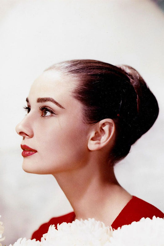 Audrey Hepburn Actress Cute Woman Print Jigsaw Puzzle
