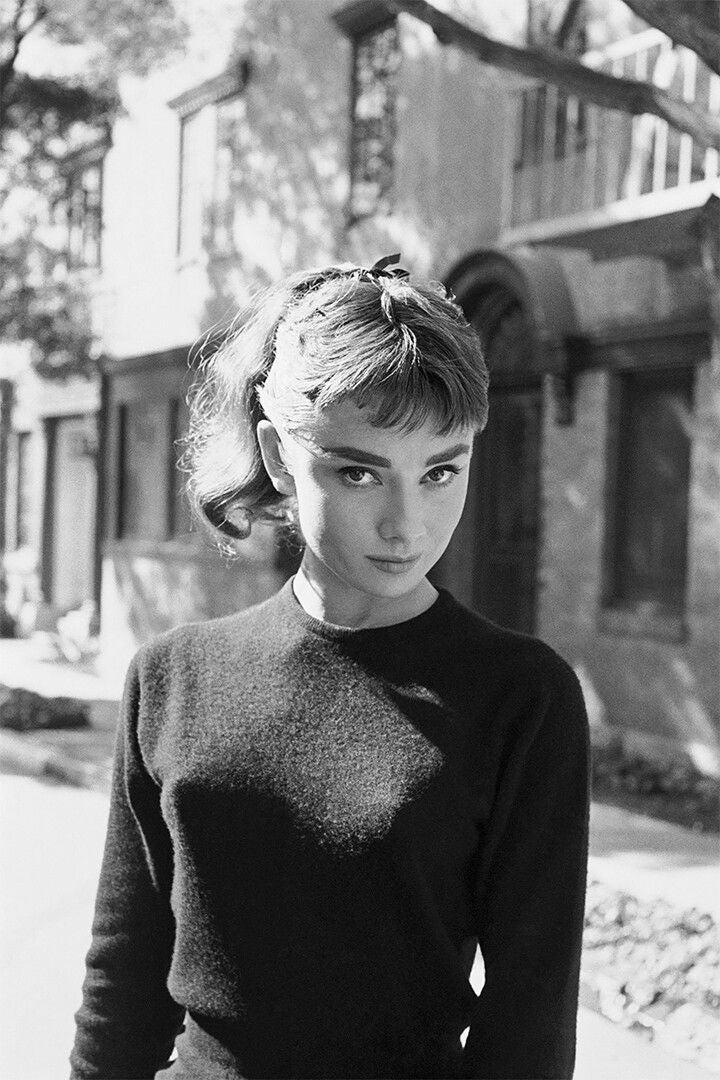 Audrey Hepburn Actress Fashion Icon Decor Wall Art Jigsaw Puzzle