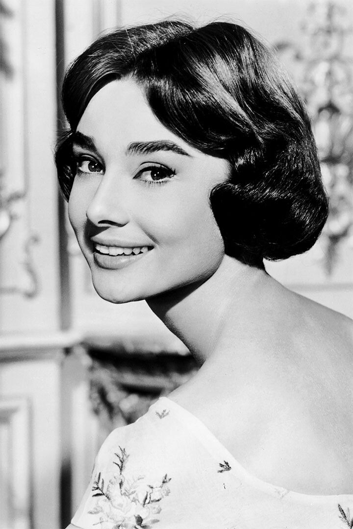 Audrey Hepburn Actress Sweet Girl Painting Jigsaw Puzzle