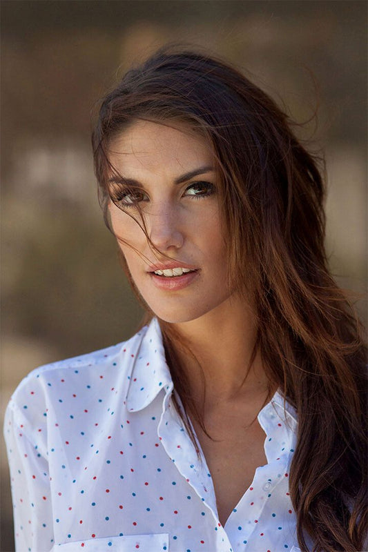August Sexy Female Model Actor Painting Print Jigsaw Puzzle