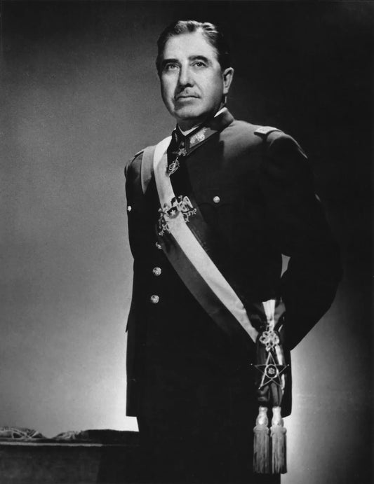 Augusto Pinochet General Ruler President Chile Keychain Picture Keychain Print