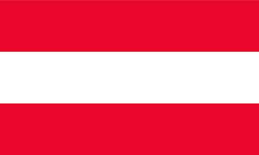 Austria Flag Print Poster