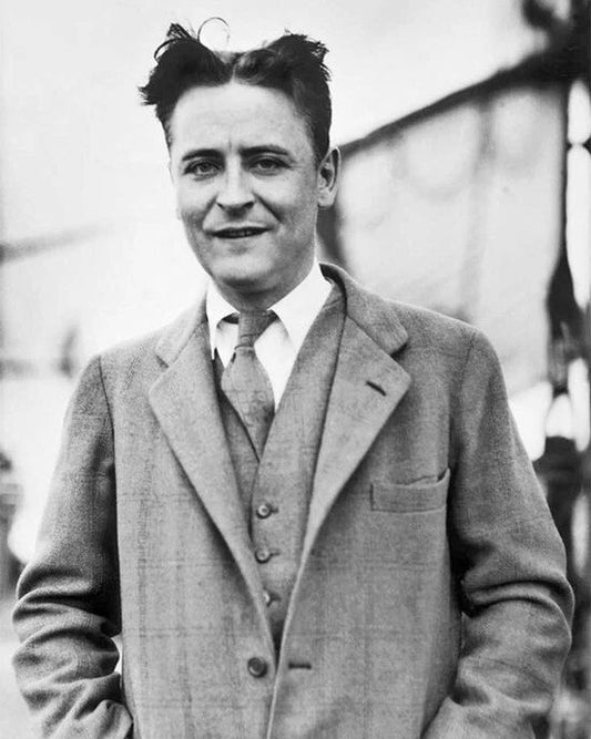 Author Novelist F 2. Scott Fitzgerald Glossy Photo Writer Print Poster