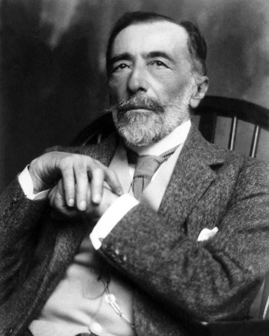 Author Novelist Joseph Conrad Glossy Keychain Writer Keychain 1922