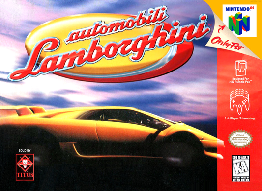 Automobili Lamborghini N64 Print Poster