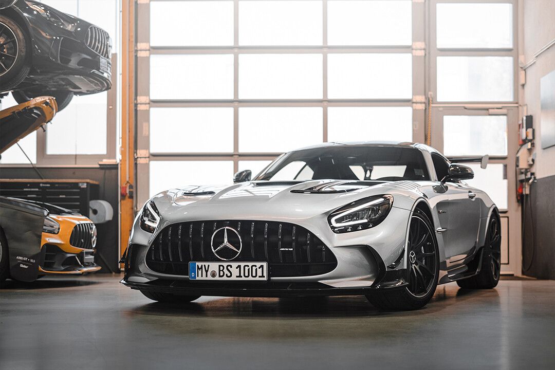 Automotive Mercedesamg Gt Series White Art Wall Decor Jigsaw Puzzle