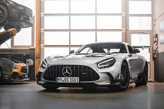 Automotive Mercedesamg Gt Series White Art Wall Decor Jigsaw Puzzle