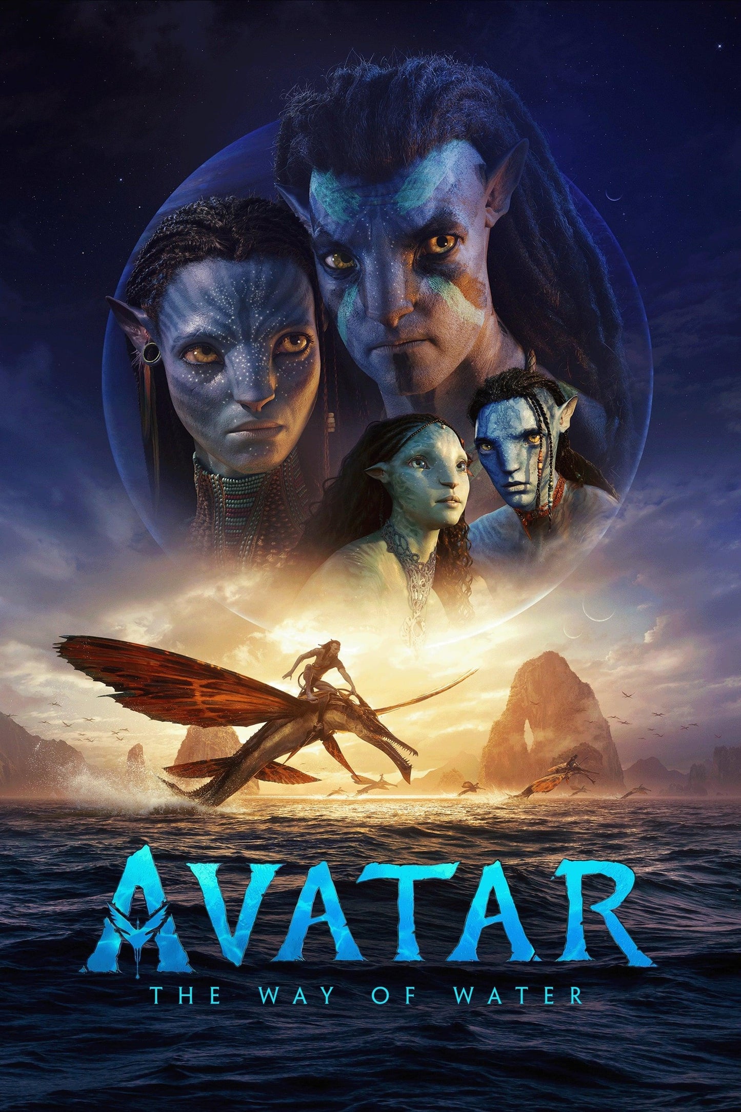 Avatar The Way Of Water (2022) Movie Poster