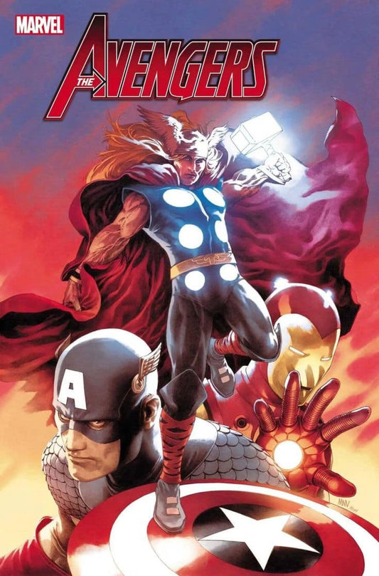 Avengers Comic Cover Thor Captain America Iron Man Print Poster