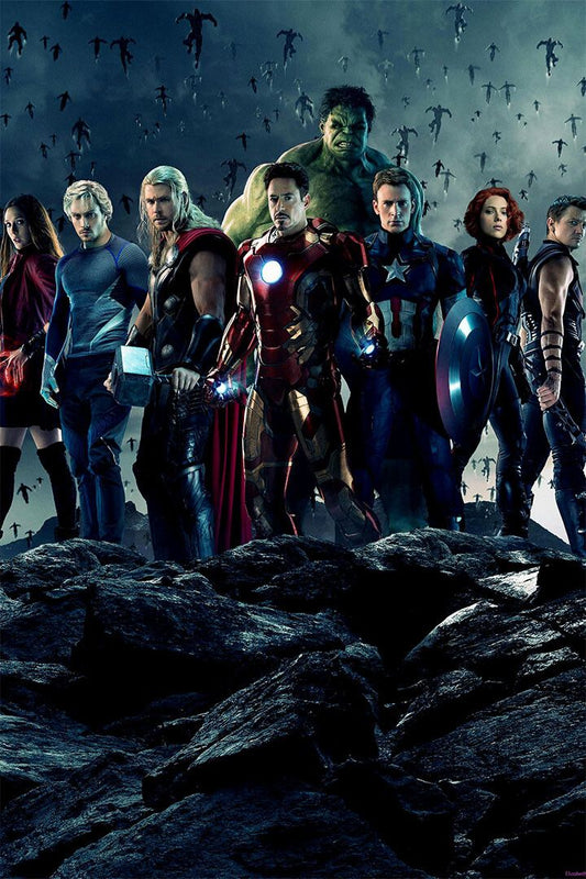 Avengers Age Of Ultron Action Movie Print Jigsaw Puzzle