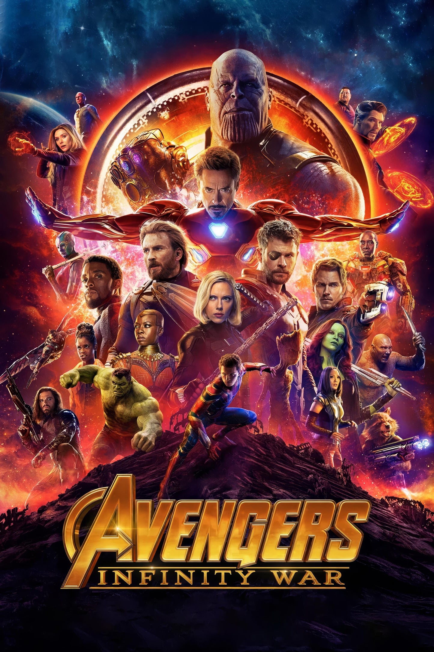 Avengers Infinity War (2018) Movie Keychain
