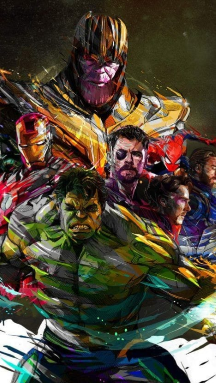 Avengers Team Portrait 749 Print Poster