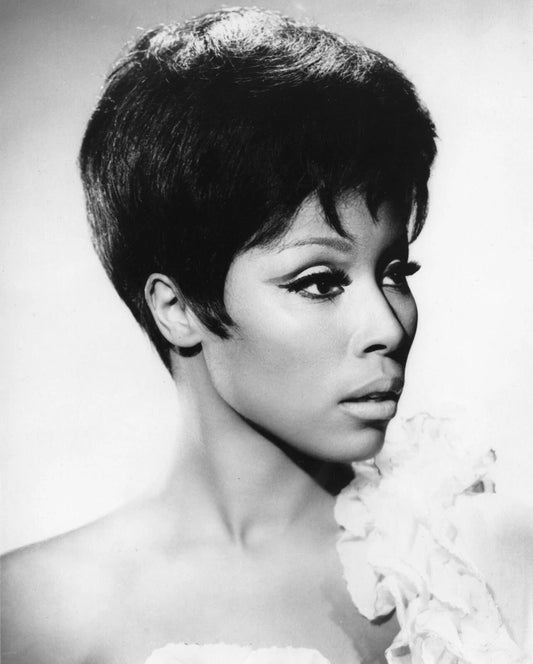 Award Winning Actress Diahann Caroll Classic Portrait Picture Keychain Keychain