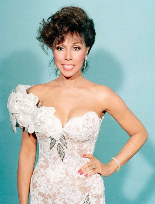 Award Winning Actress Diahann Caroll Retro Publicity Picture Keychain Keychain