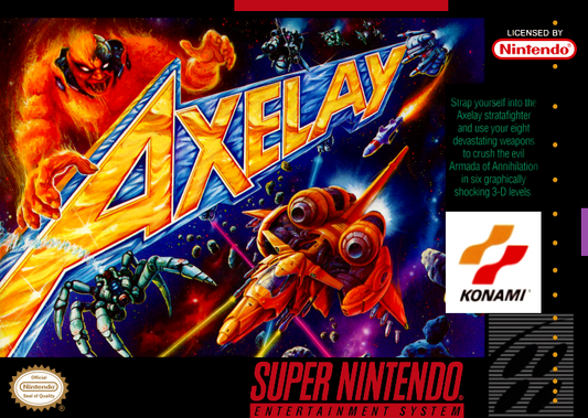 Axelay (Usa) Snes Print Poster