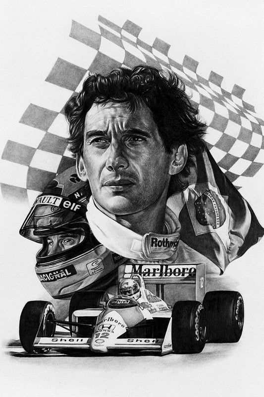 Ayrton Senna F1 Formula Racing Car Sport Jigsaw Puzzle