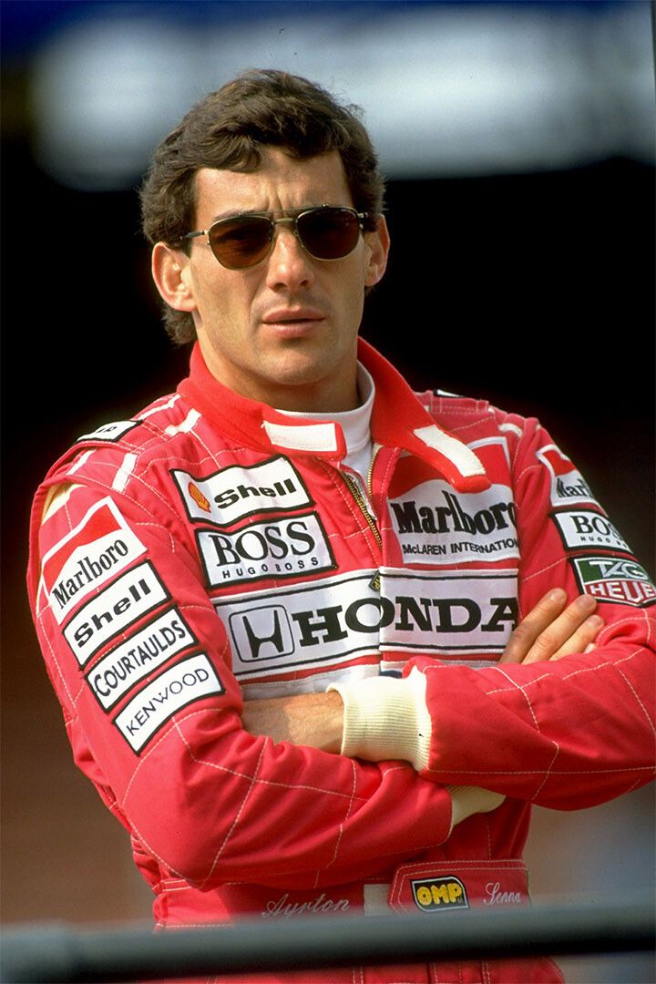 Ayrton Senna F1 Super Racing Car Super Star Race Driver Wall Art Poster