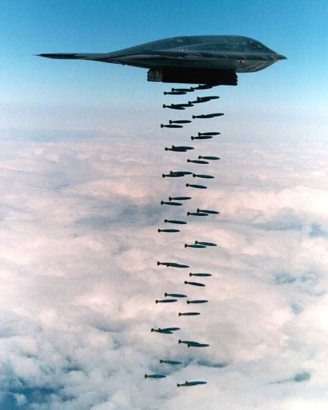 B 2 Stealth Bomber Military Air Force War Jet Plane Poster Photo