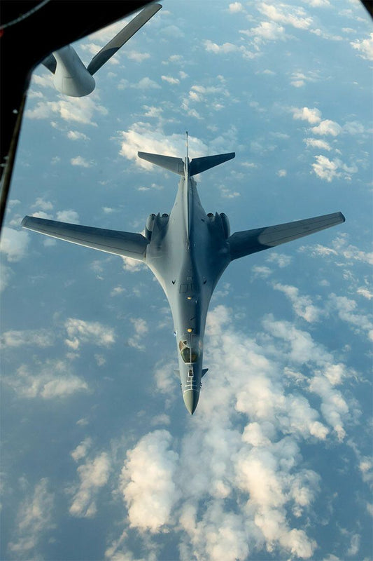 B1B Lancer Of The 28Th Bomb Wing Painting Jigsaw Puzzle