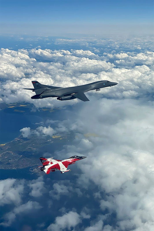 B1B Lancer Of The 28Th Bomb Wing Picture Jigsaw Puzzle