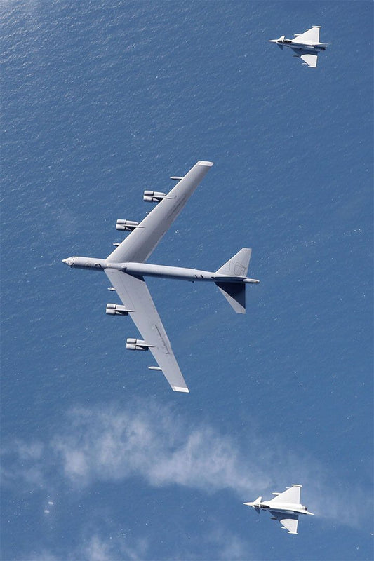 B52 Stratofortress In Flight Aircraft Sky Warplane Jigsaw Puzzle
