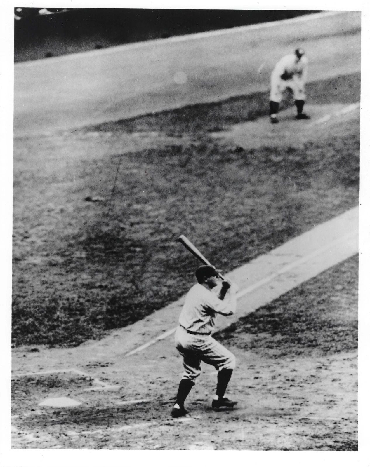Babe Ruth Keychain New York Yankees Ny Baseball Picture Hr # 60