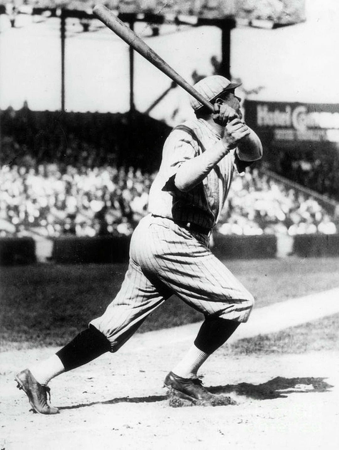 Babe Ruth Photo New York Yankees Ny Baseball Picture Hr Swing