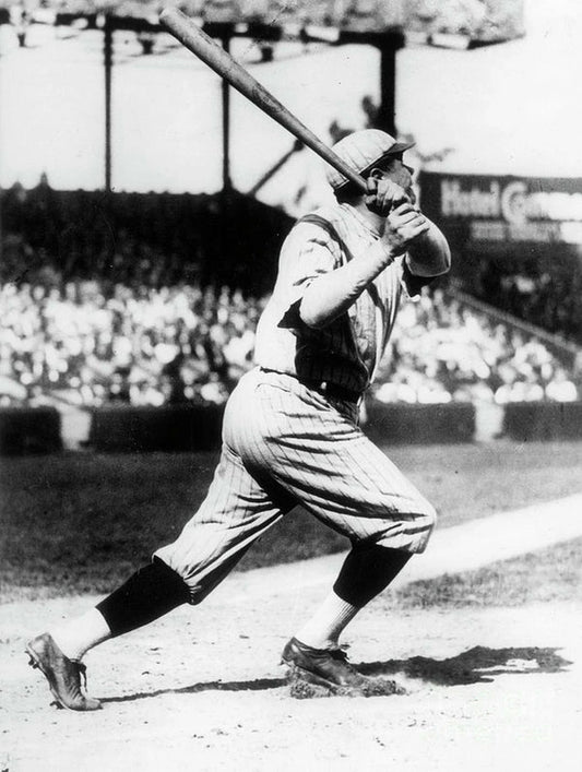 Babe Ruth Magnet New York Yankees Ny Baseball Picture Hr Swing