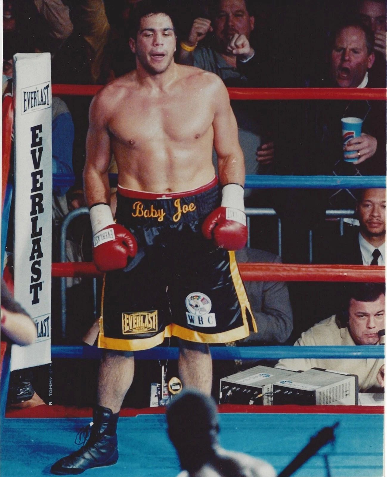 Baby Joe Mesi Magnet Boxing Picture In Corner