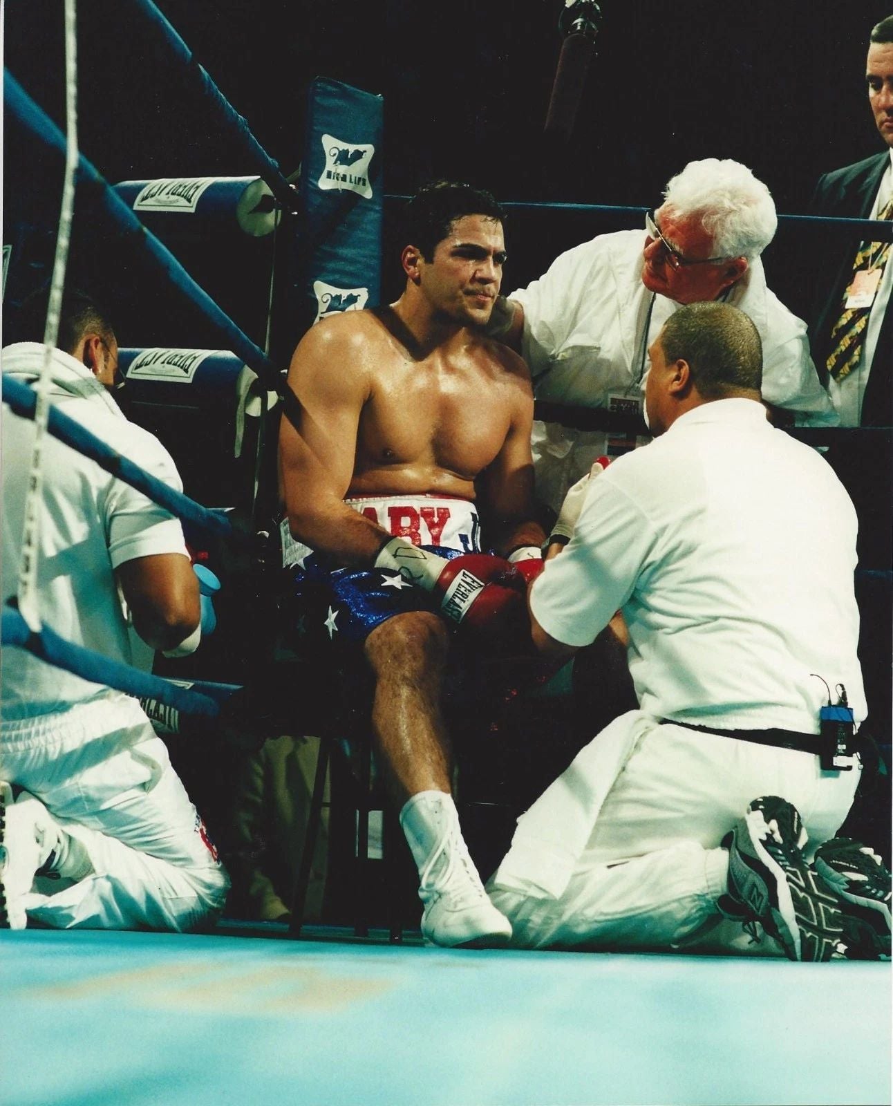 Baby Joe Mesi Magnet Boxing Picture On Stool