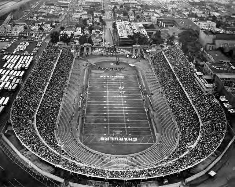 Balboa Stadium Magnet San Diego Chargers Nfl Football