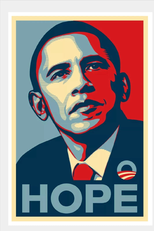 Barack Obama Hope Inspiration Motivation Campaign Election Picture Poster