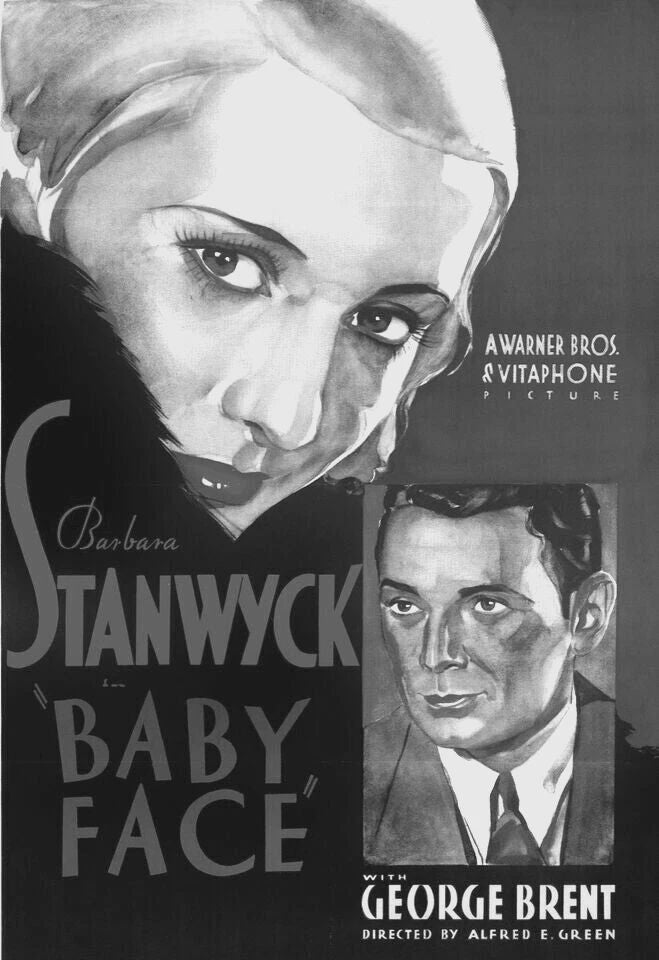Barbara Stanwyck George Brent In Baby Face Movie Poster 300 PCS Jigsaw Puzzle