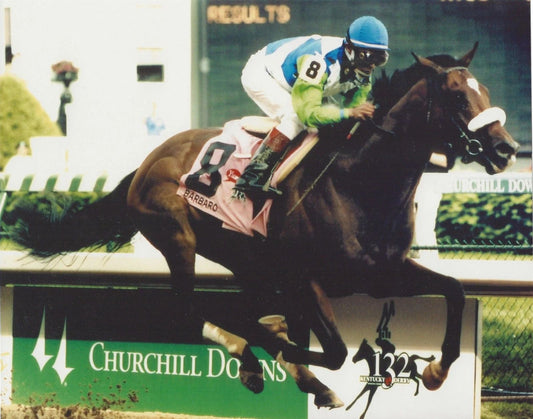 Barbaro Photo Horse Racing Picture Jockey Edgar Prado Kentucky Derby