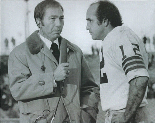 Bart Starr & John Hadl Keychain Green Bay Packers Football Picture Nfl