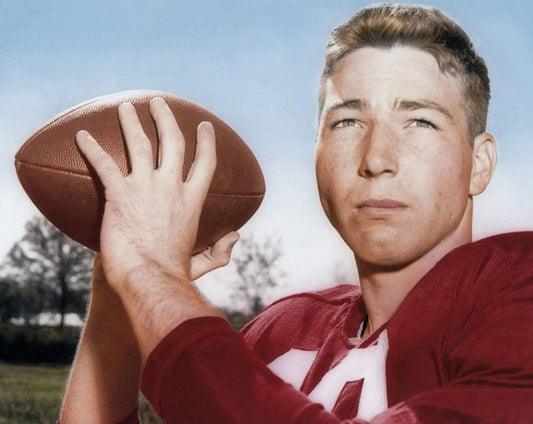 Bart Starr Keychain Alabama Crimson Tide Picture Ncaa Football