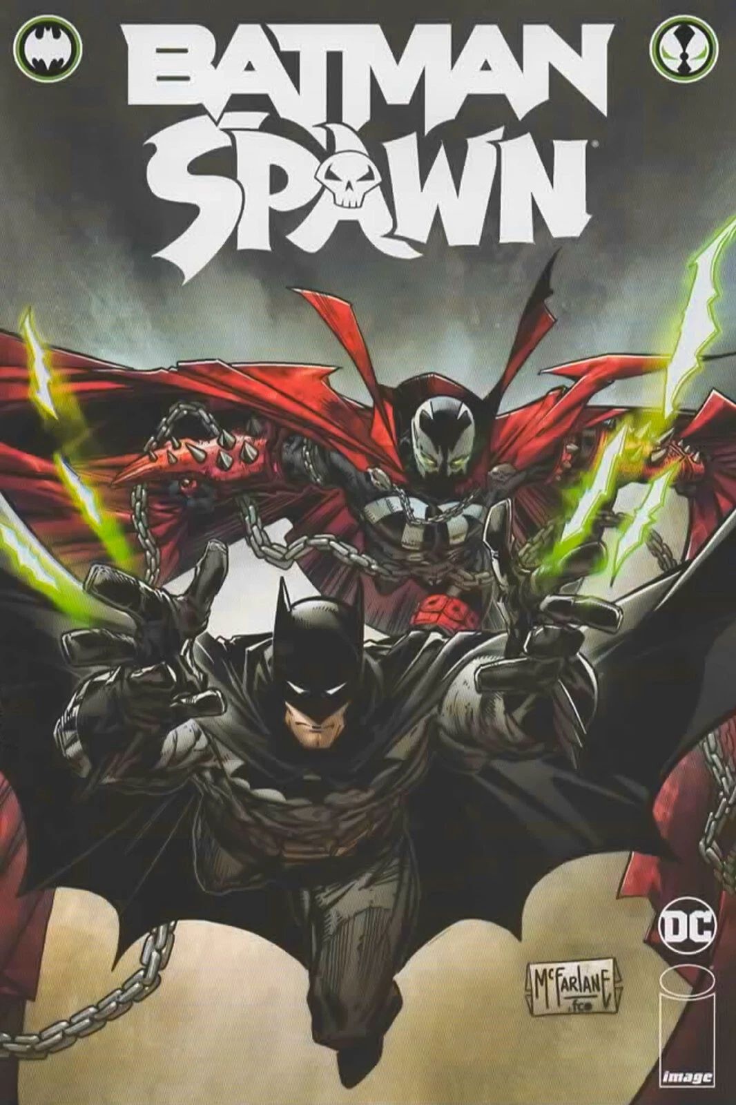 Batman And Spawn 1 Comic Keychain