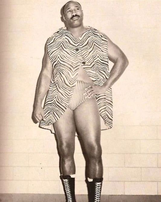 Bearcat Wright Keychain Wrestling Picture Wwa