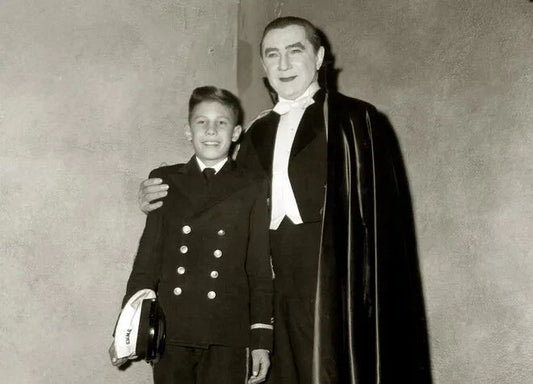 Bela Lugosi As Dracula & Son On Set Publicity Picture Magnet Print