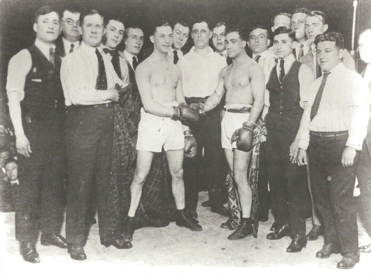 Benny Leonard Vs Johnny Dundee Photo Boxing Picture Bw