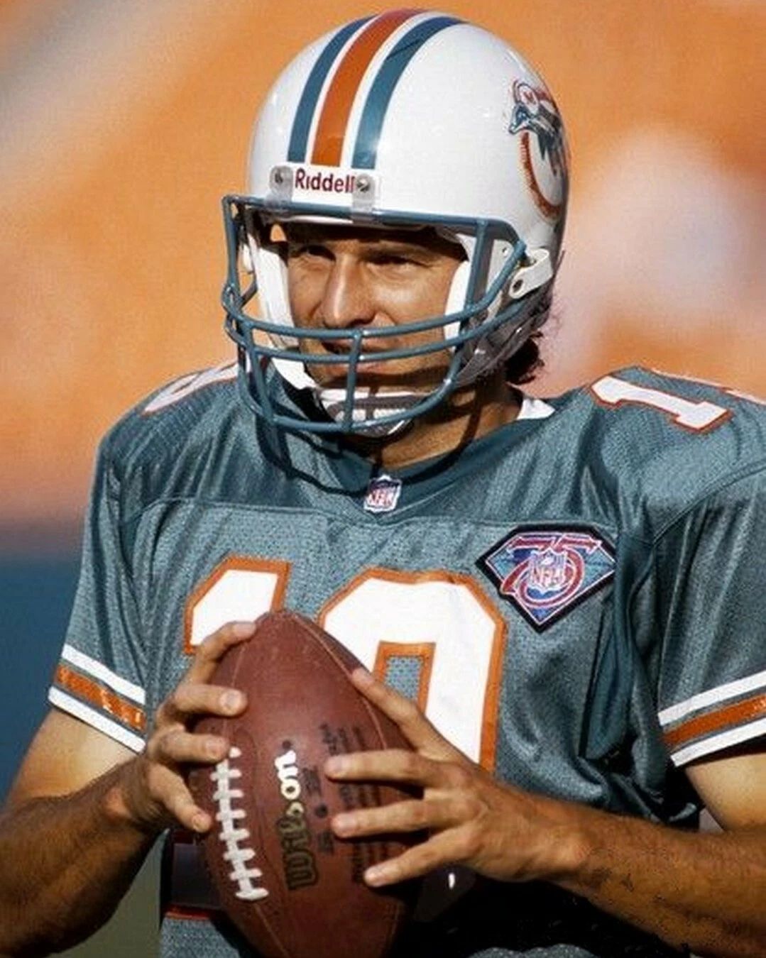 Bernie Kosar Photo Miami Dolphins Nfl Football Close Up 300 PCS Jigsaw Puzzle