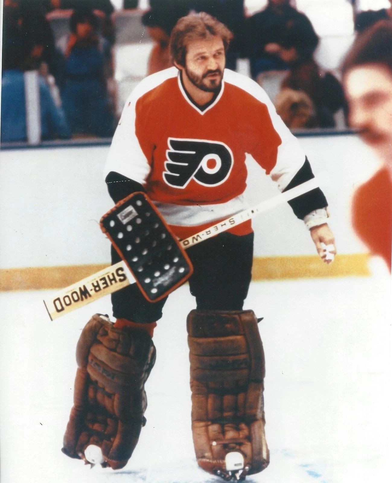 Bernie Parent Keychain Hockey Philadelphia Flyers Nhl Without Mask Color