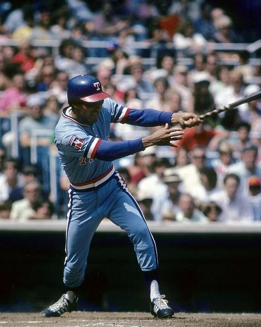 Bert Campaneris Keychain Texas Rangers Picture Mlb Baseball Swinging