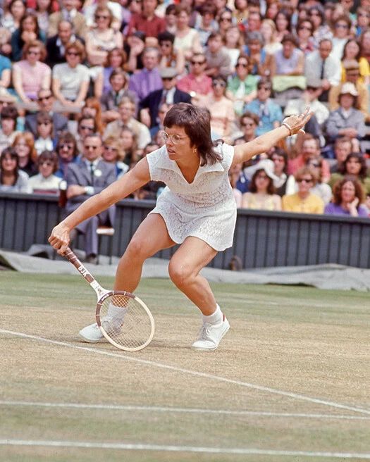 Billie Jean King Glossy Photo U.S. Tennis Legend Print Champion Poster