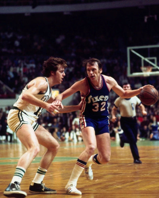 Billy Cunningham & Dave Cowens Keychain Philadelphia 76Ers Sixers Basketball