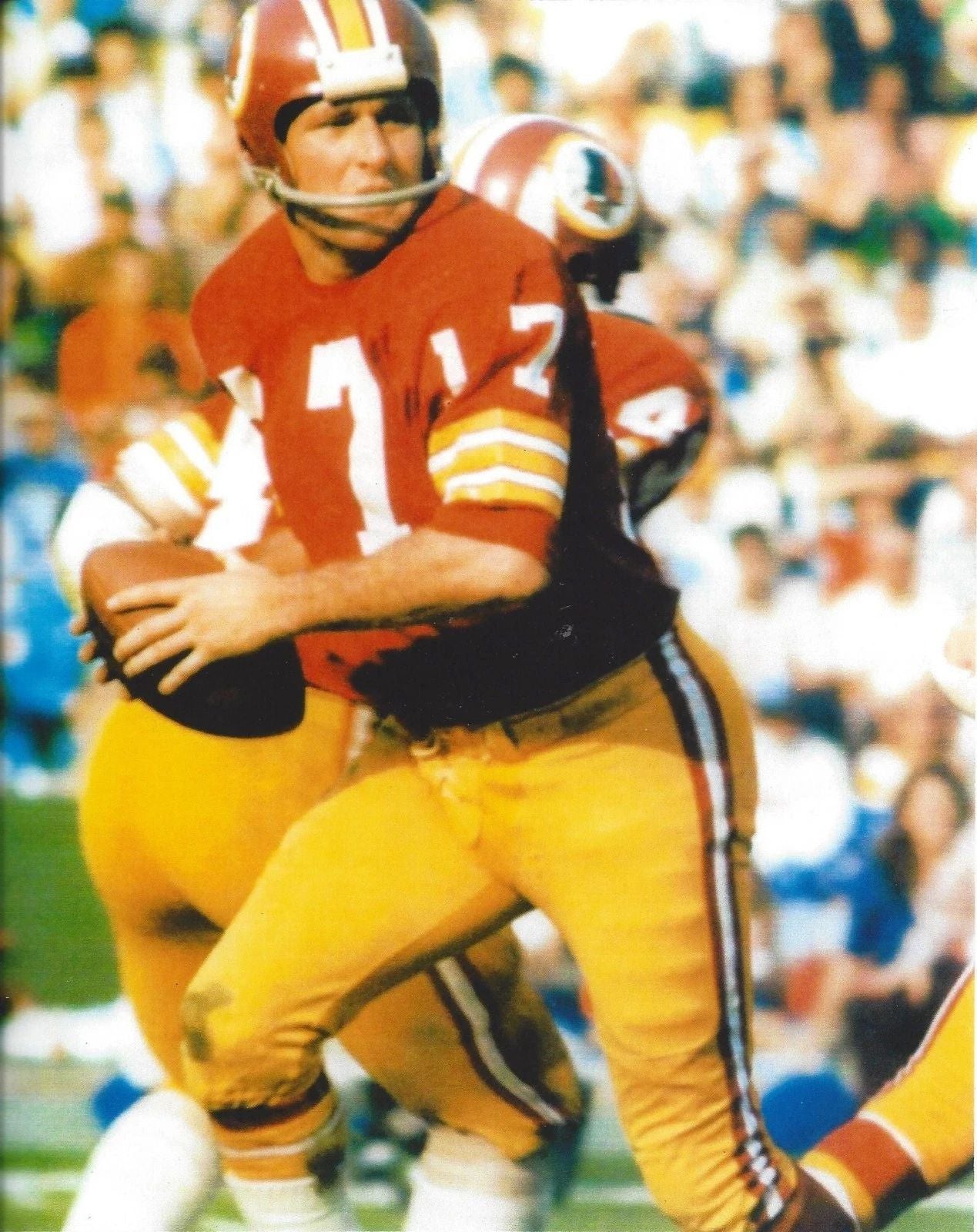 Billy Kilmer Keychain Washington Redskins Picture Nfl Football Action