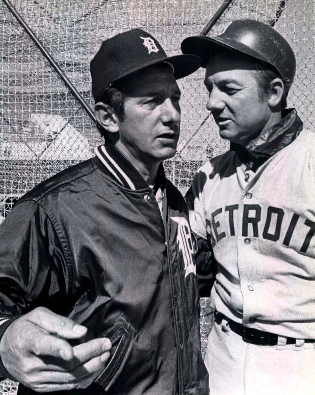 Billy Martin & Al Kaline Magnet Detroit Tigers Mlb Baseball Picture