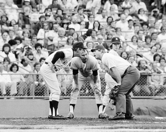 Billy Martin & Thurman Munson Photo New York Yankees Baseball Mlb Heated