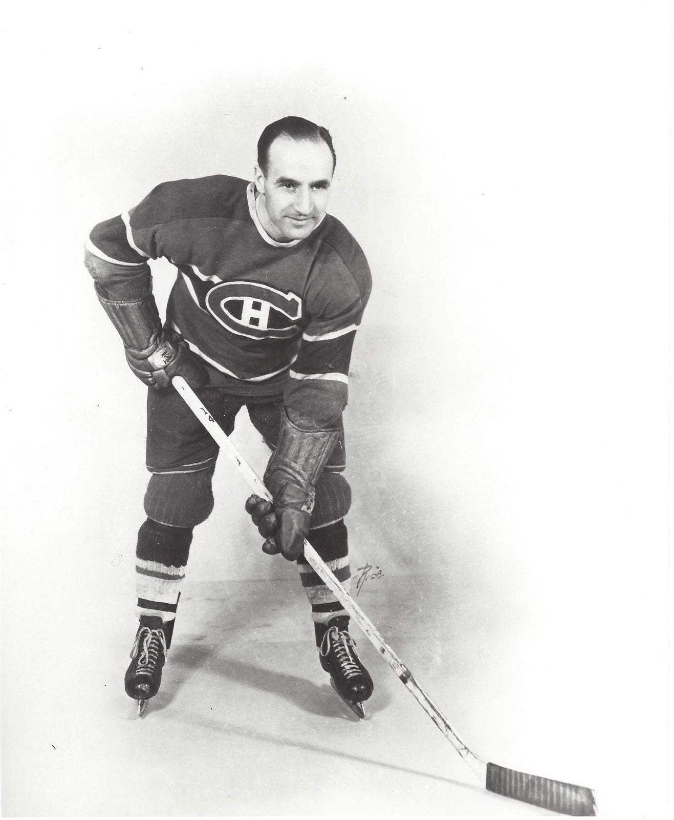 Billy Reay Magnet Montreal Canadiens Nhl Picture Bw