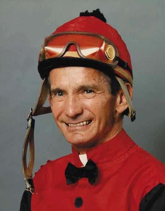 Bill Shoemaker Magnet Horse Racing Picture Jockey Color Close Up